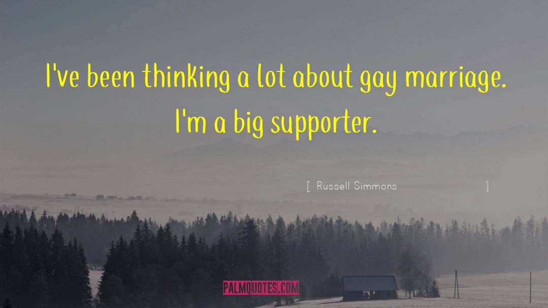 Homosexual Marriage quotes by Russell Simmons