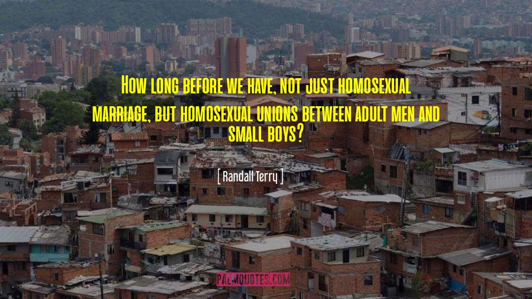 Homosexual Marriage quotes by Randall Terry