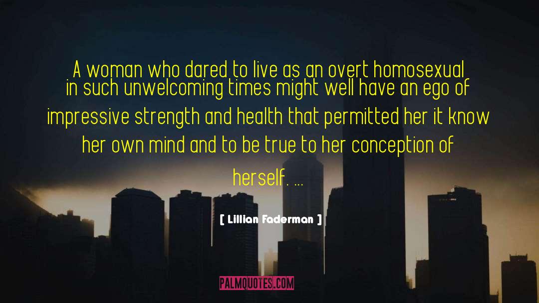 Homosexual quotes by Lillian Faderman
