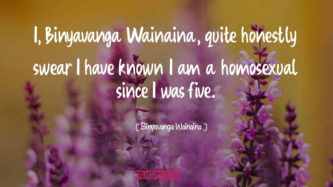 Homosexual quotes by Binyavanga Wainaina