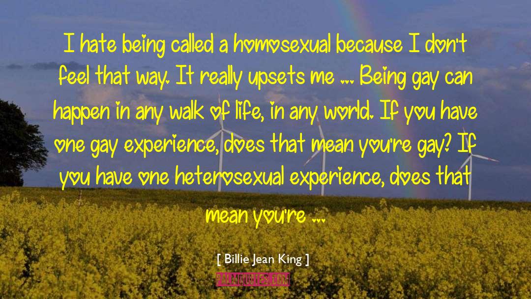 Homosexual quotes by Billie Jean King