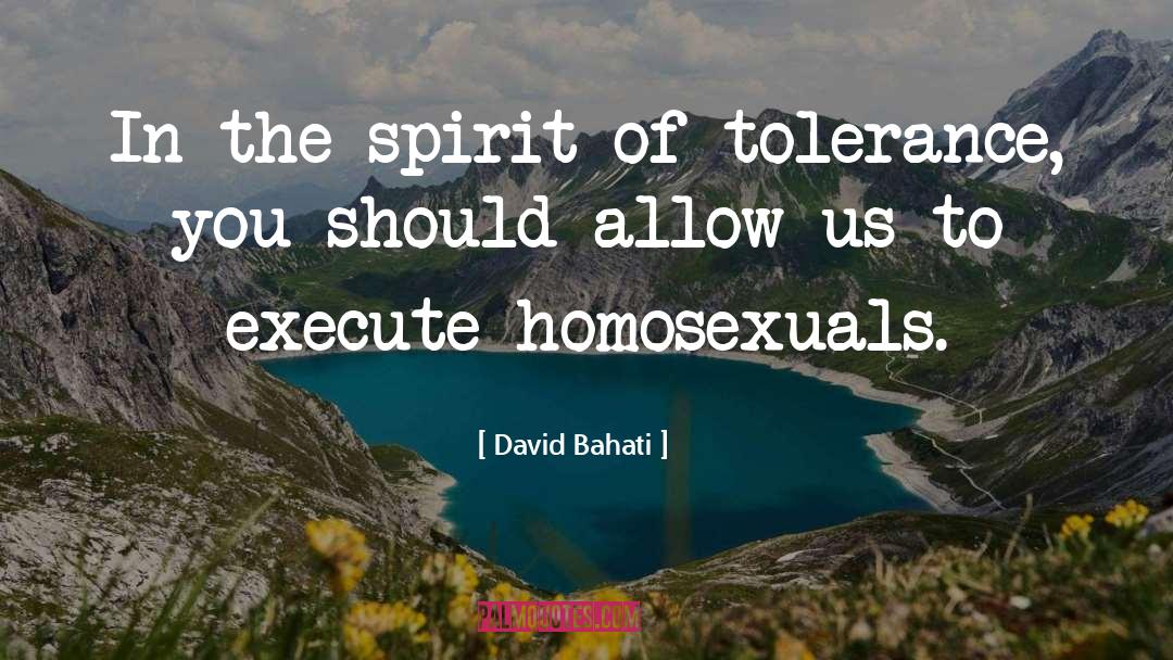 Homosexual quotes by David Bahati