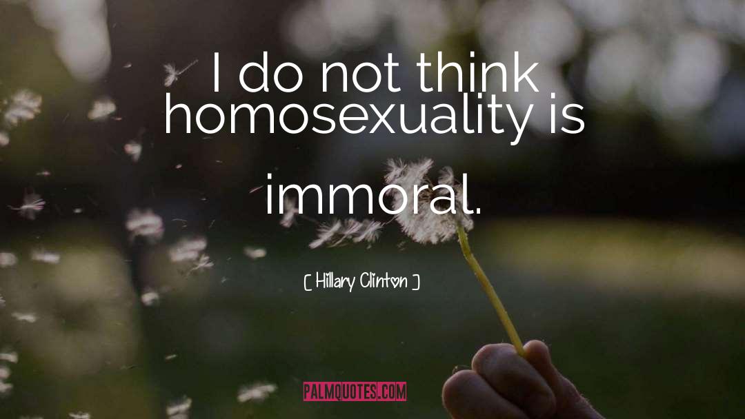Homosexuality In Islam quotes by Hillary Clinton