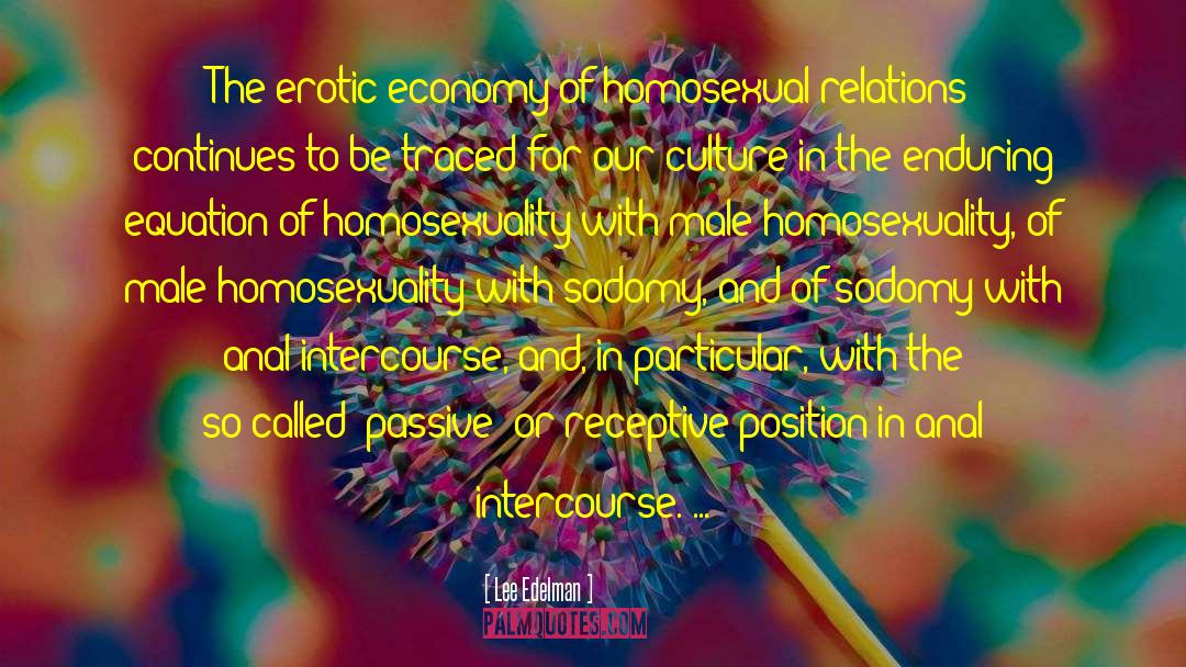 Homosexuality In Islam quotes by Lee Edelman