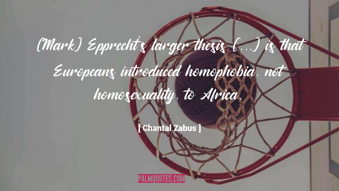 Homosexuality In Islam quotes by Chantal Zabus