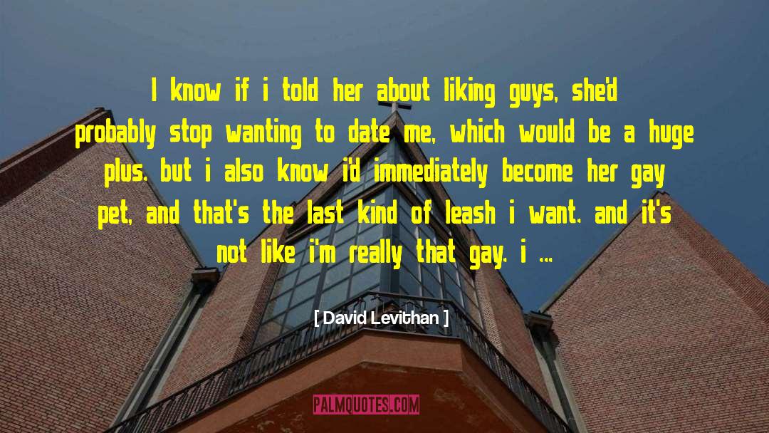 Homosexuality quotes by David Levithan
