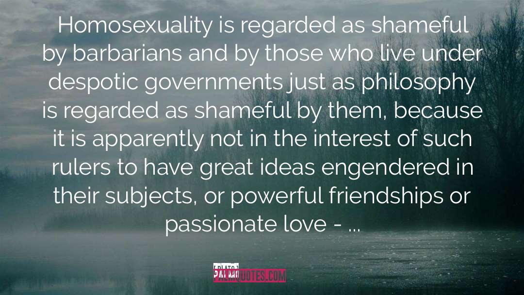 Homosexuality quotes by Plato