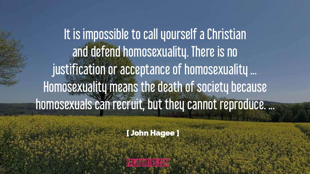 Homosexuals quotes by John Hagee