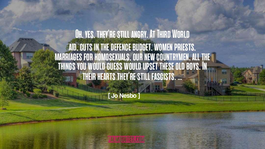 Homosexuals quotes by Jo Nesbo