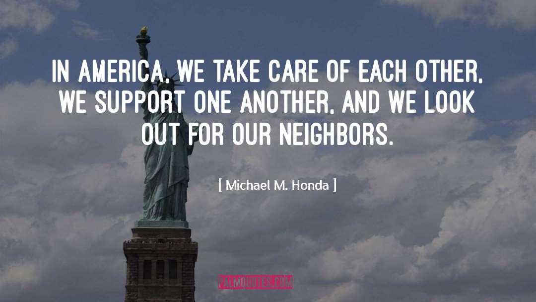 Honda quotes by Michael M. Honda