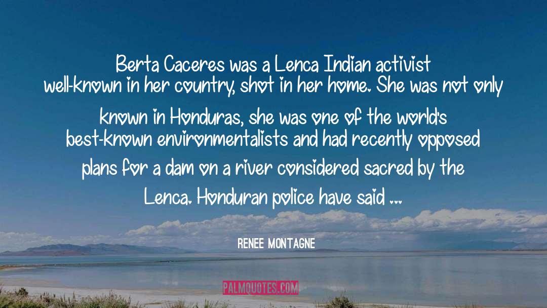 Honduran quotes by Renee Montagne