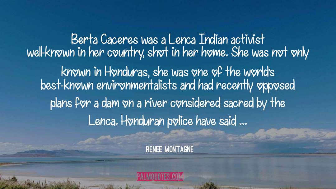 Honduras quotes by Renee Montagne