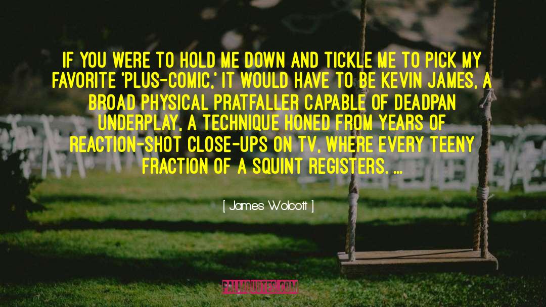 Honed quotes by James Wolcott