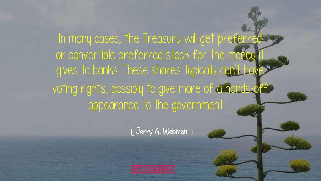 Honest Government quotes by Jerry A. Webman
