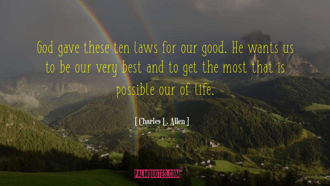 Honest Life quotes by Charles L. Allen