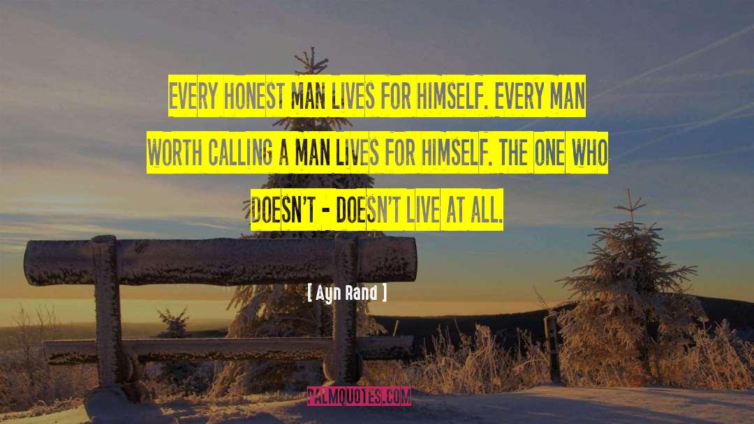 Honest Man quotes by Ayn Rand