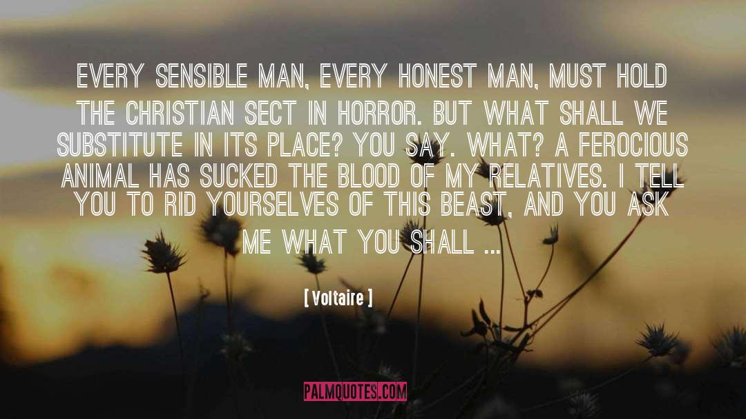 Honest Man quotes by Voltaire