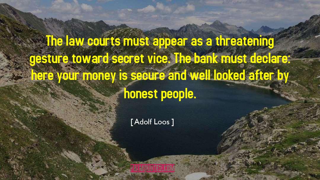 Honest People quotes by Adolf Loos