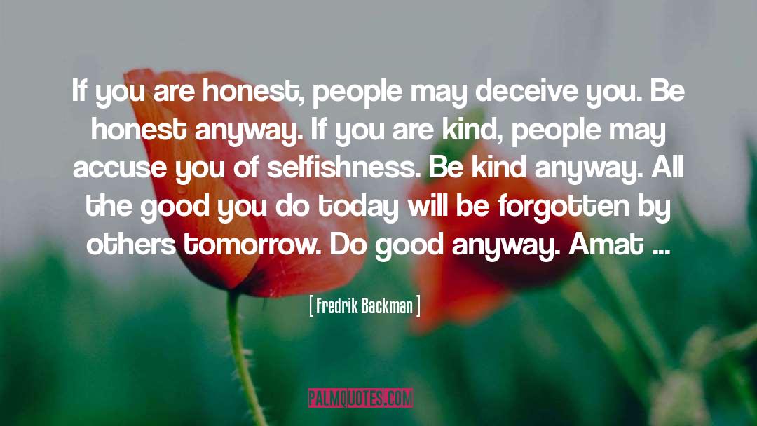Honest People quotes by Fredrik Backman