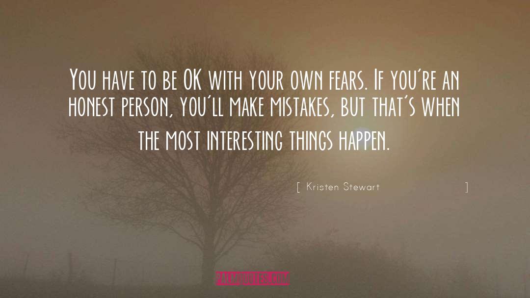 Honest Person quotes by Kristen Stewart