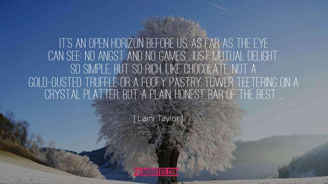 Honest quotes by Laini Taylor