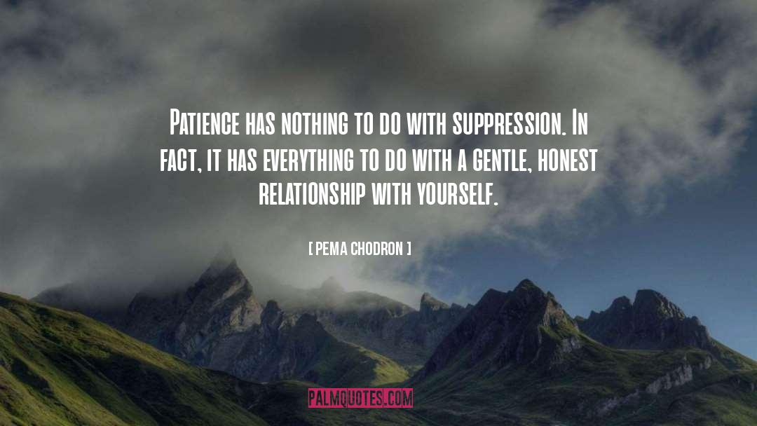 Honest Relationship quotes by Pema Chodron