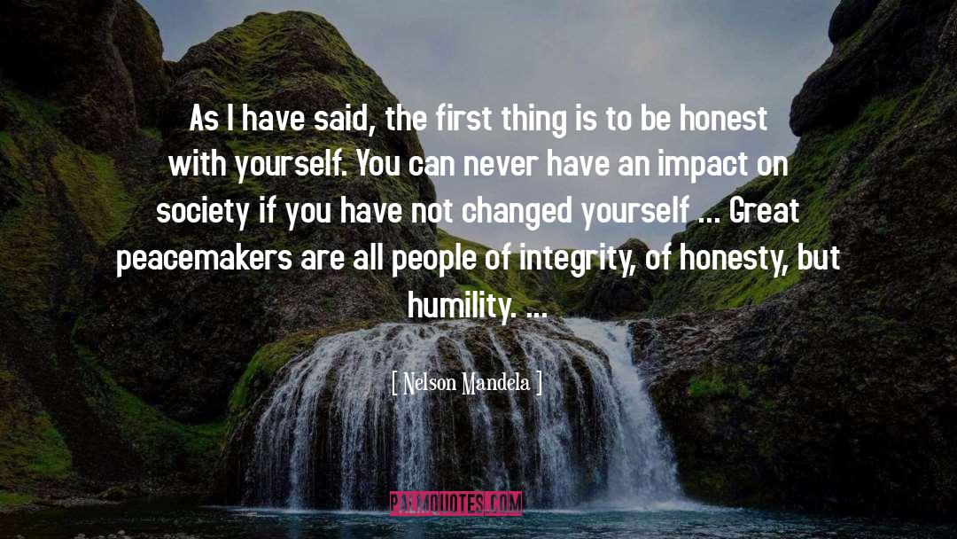 Honest With Yourself quotes by Nelson Mandela