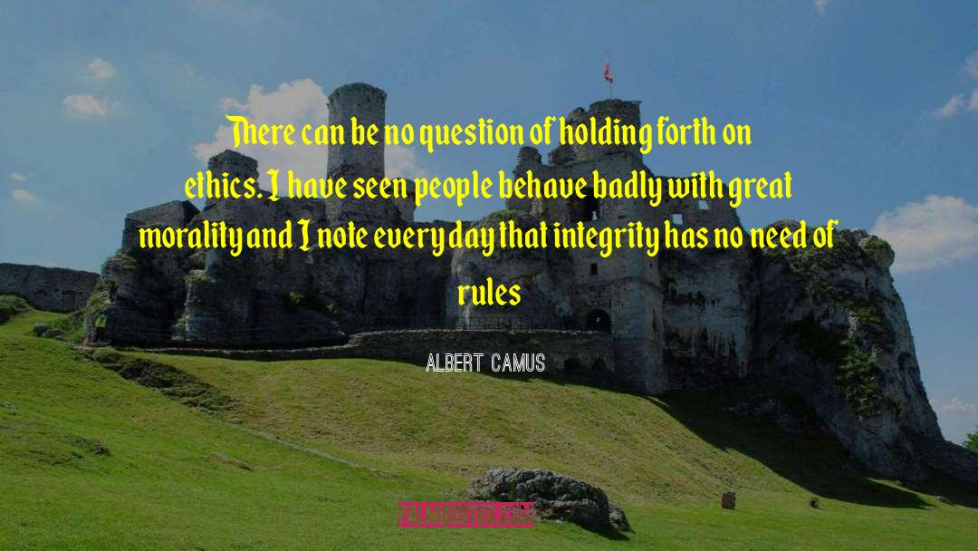 Honesty And Integrity quotes by Albert Camus