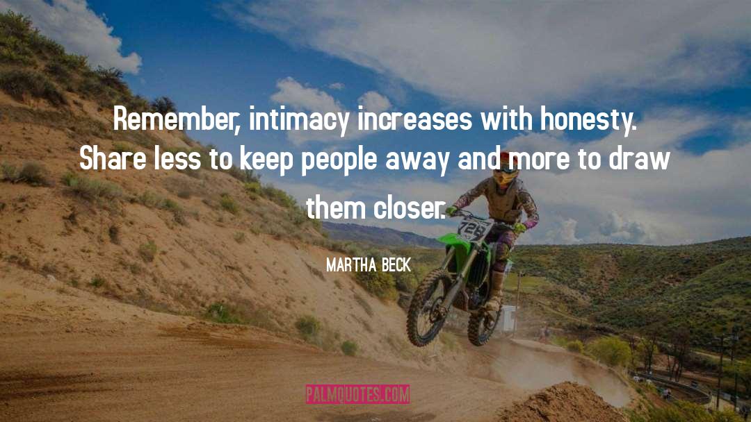 Honesty And Integrity quotes by Martha Beck