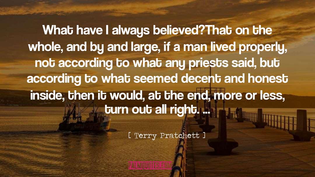 Honesty Emotion quotes by Terry Pratchett