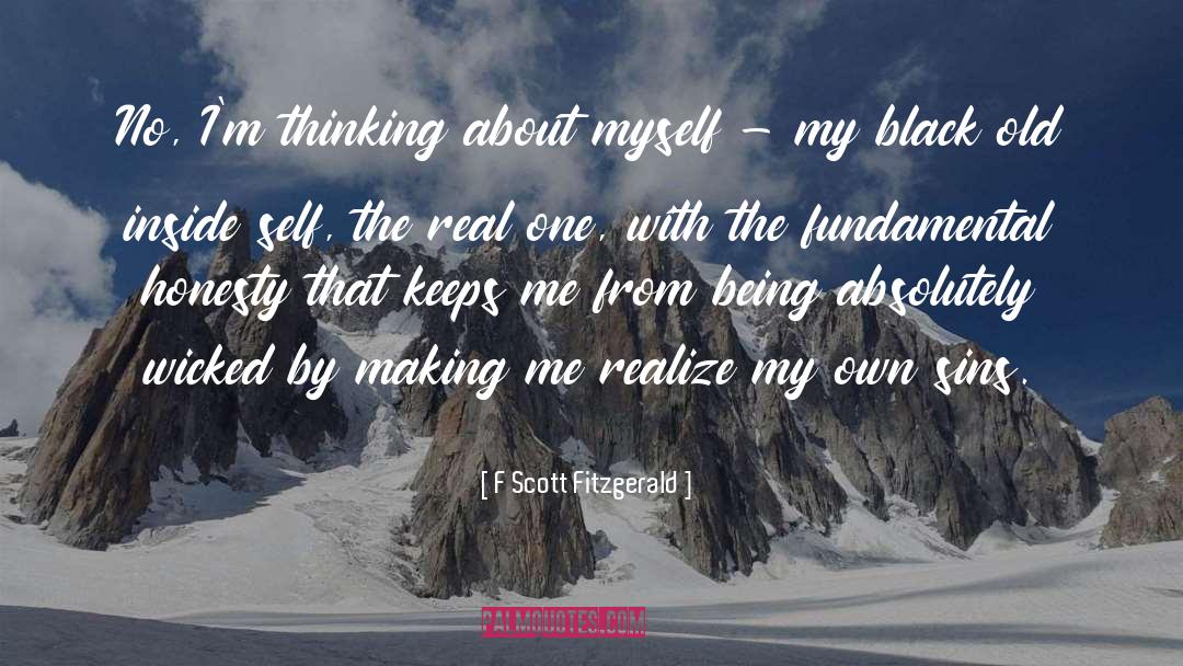 Honesty From Within quotes by F Scott Fitzgerald