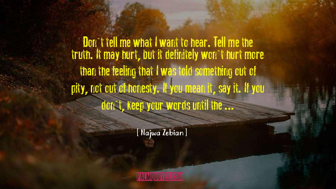 Honesty Inspirational quotes by Najwa Zebian