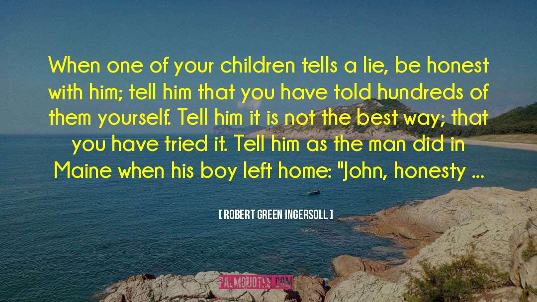 Honesty Is The Best Policy quotes by Robert Green Ingersoll