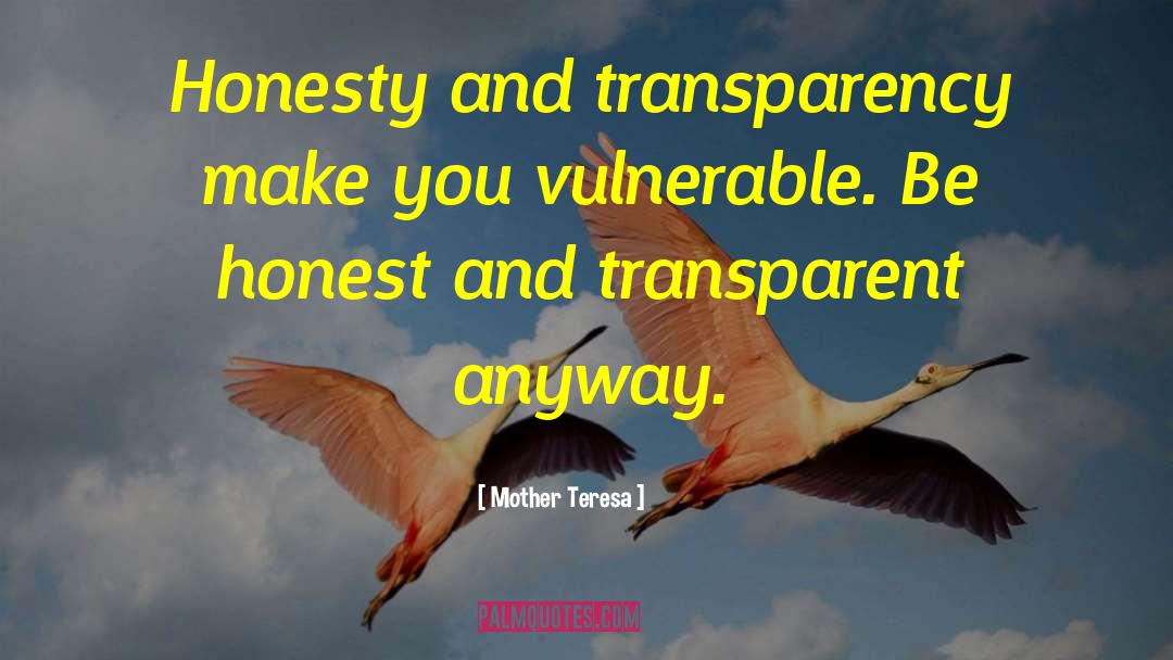 Honesty Is The Best Policy Related quotes by Mother Teresa