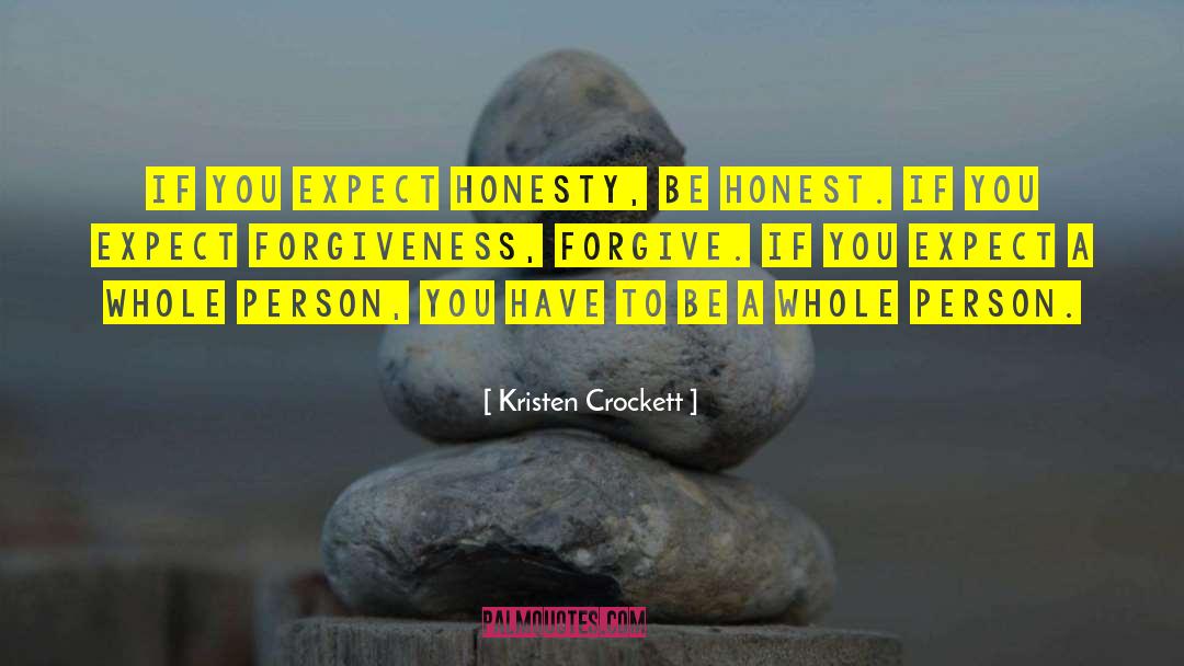 Honesty Love quotes by Kristen Crockett