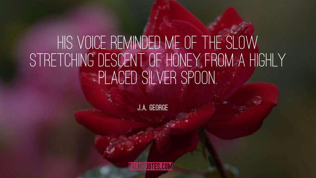 Honey quotes by J.A. George