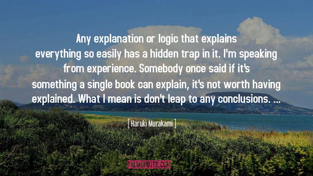 Honey Trap Book quotes by Haruki Murakami