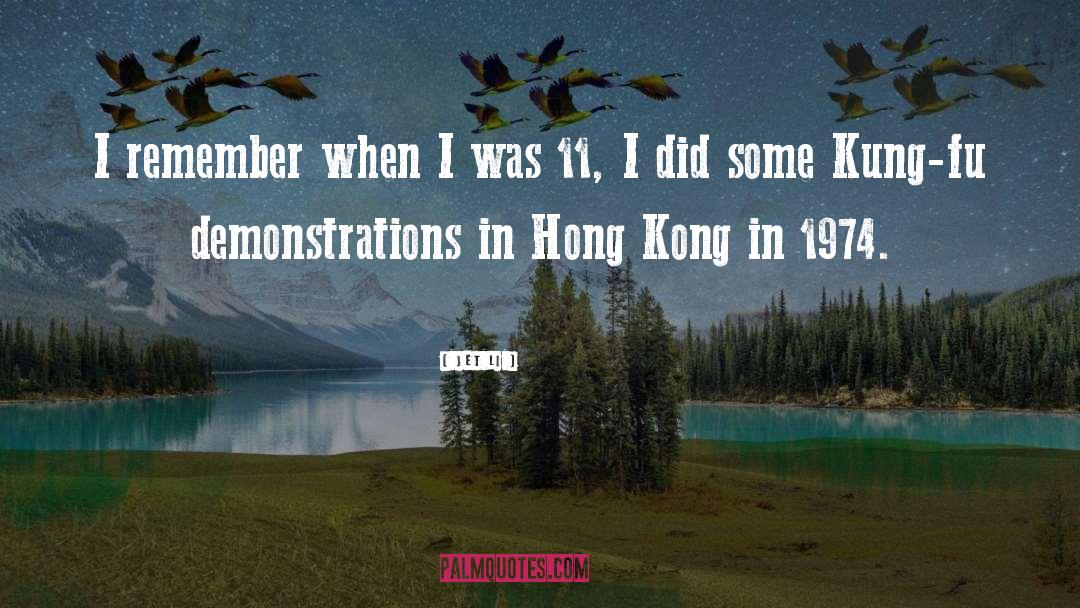 Hong Kong quotes by Jet Li