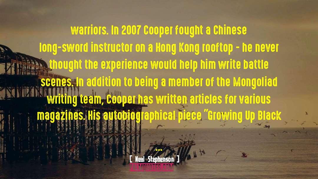 Hong Kong quotes by Neal Stephenson