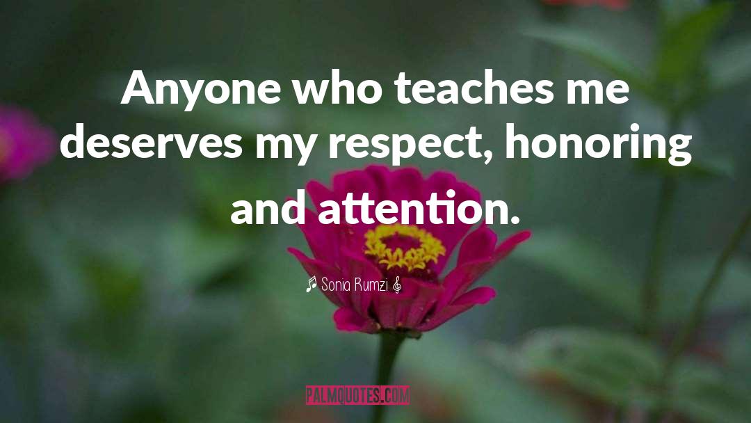 Honor quotes by Sonia Rumzi