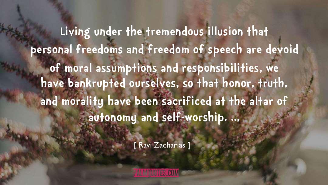 Honor Truth quotes by Ravi Zacharias