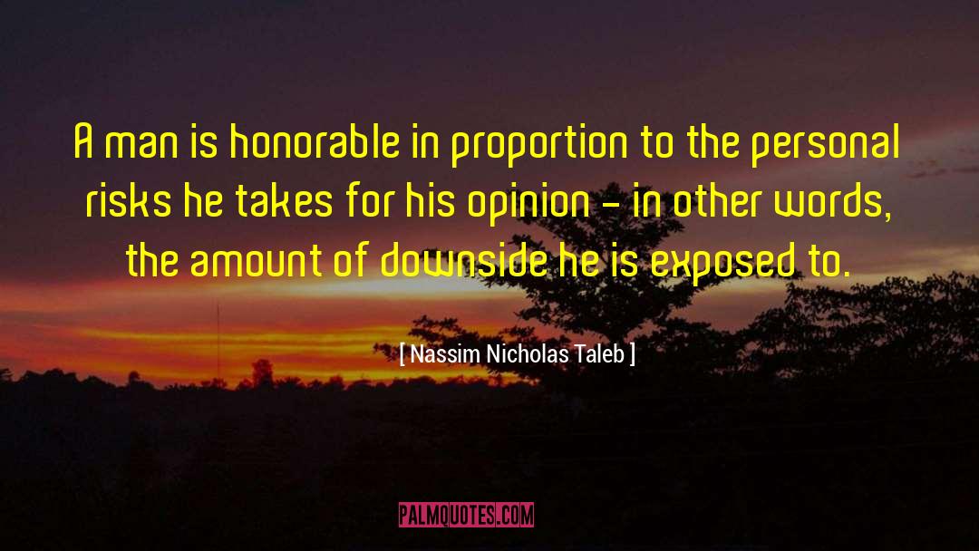 Honorable quotes by Nassim Nicholas Taleb