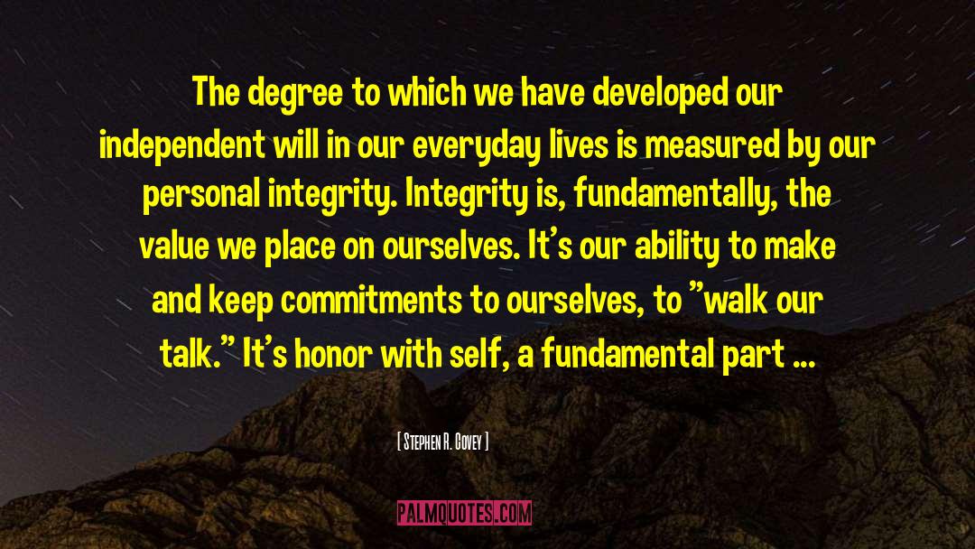 Honorary Degree quotes by Stephen R. Covey