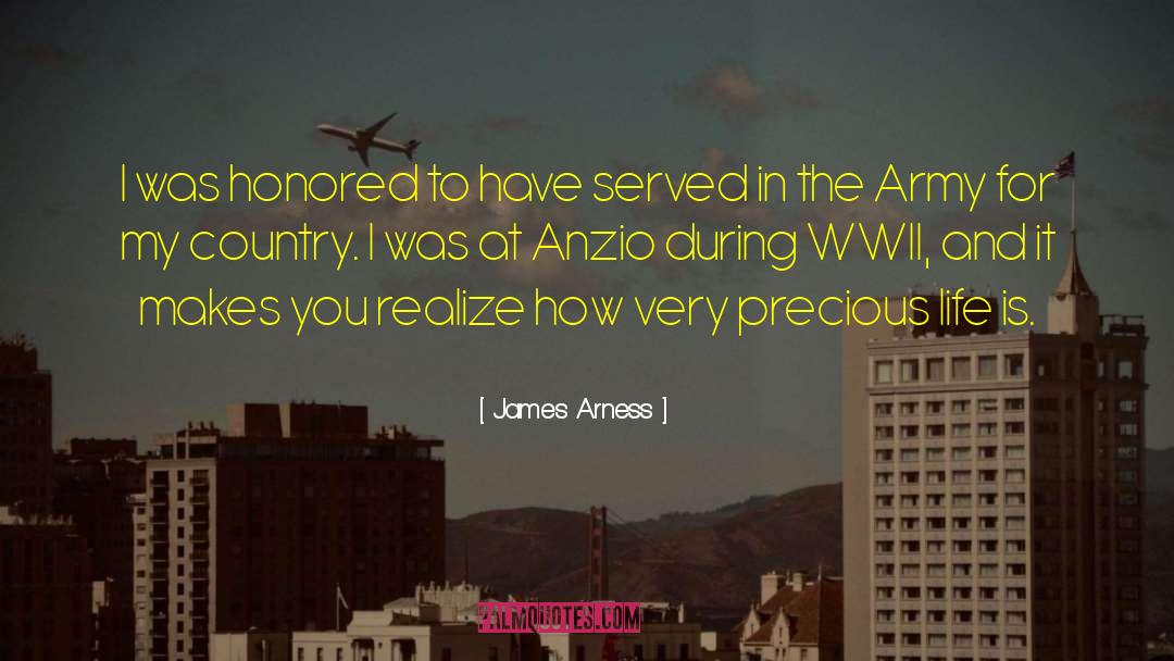 Honored quotes by James Arness