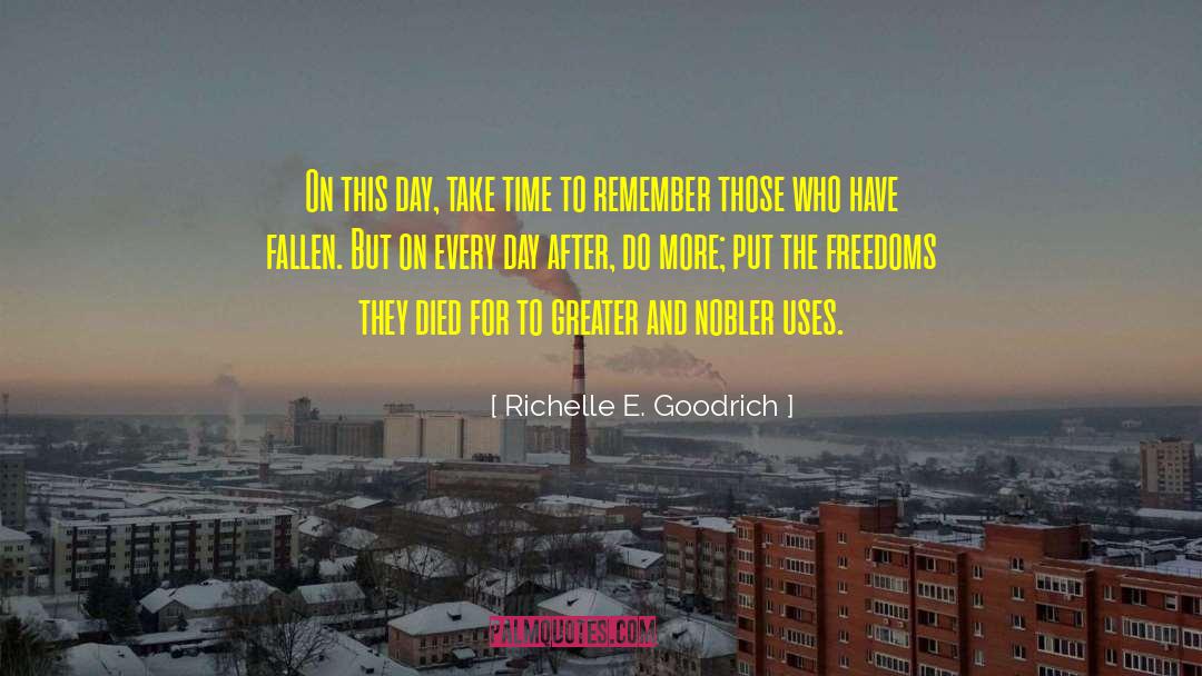 Honoring Memorial Day quotes by Richelle E. Goodrich