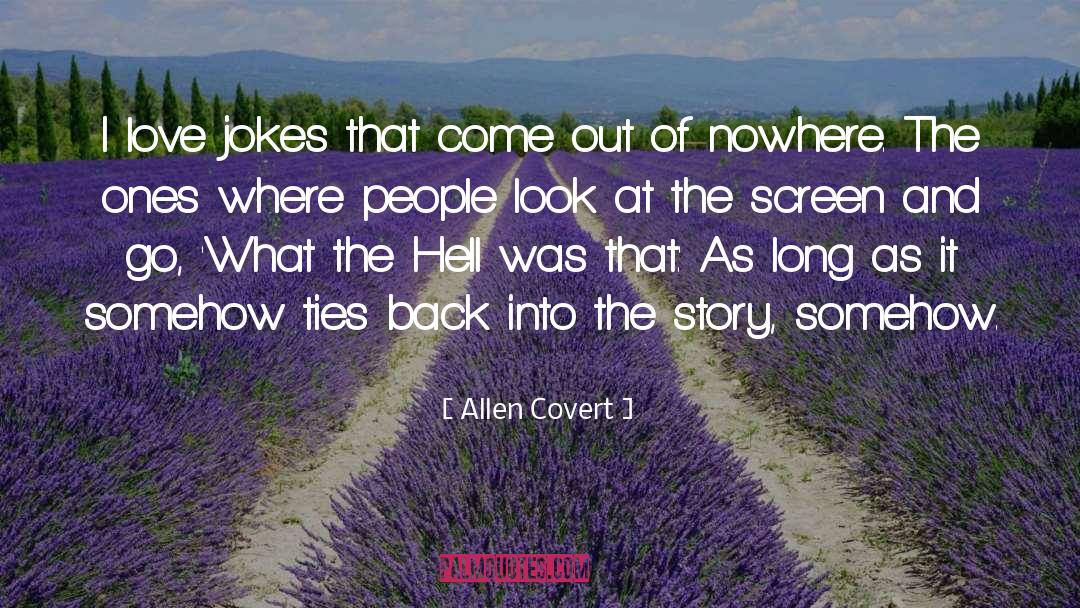 Honoring People quotes by Allen Covert