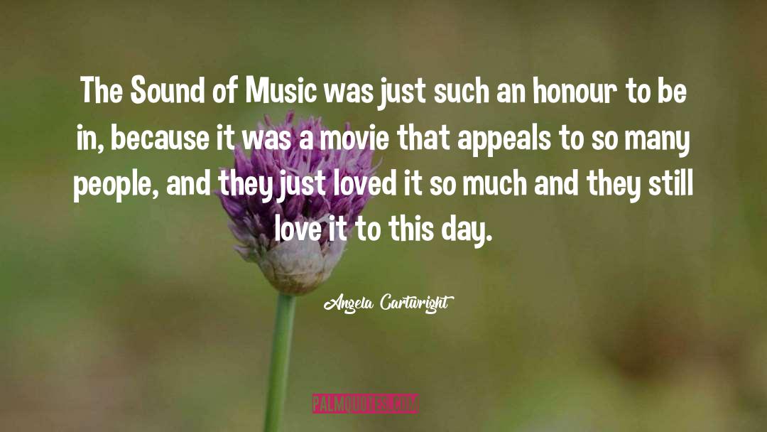 Honour quotes by Angela Cartwright