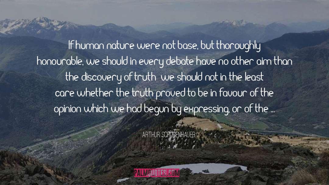 Honourable quotes by Arthur Schopenhauer