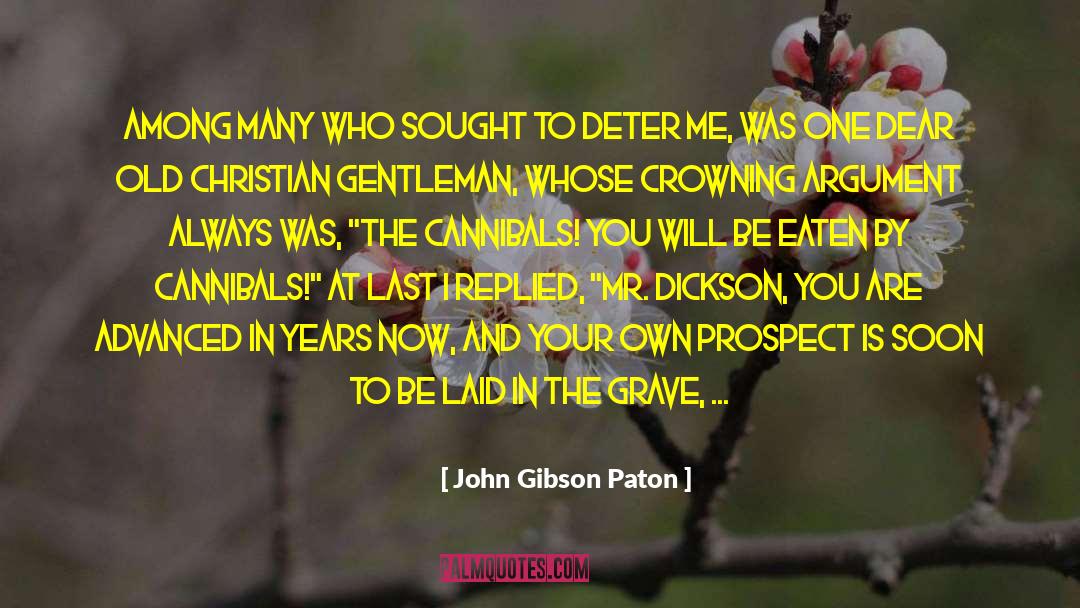 Honouring quotes by John Gibson Paton