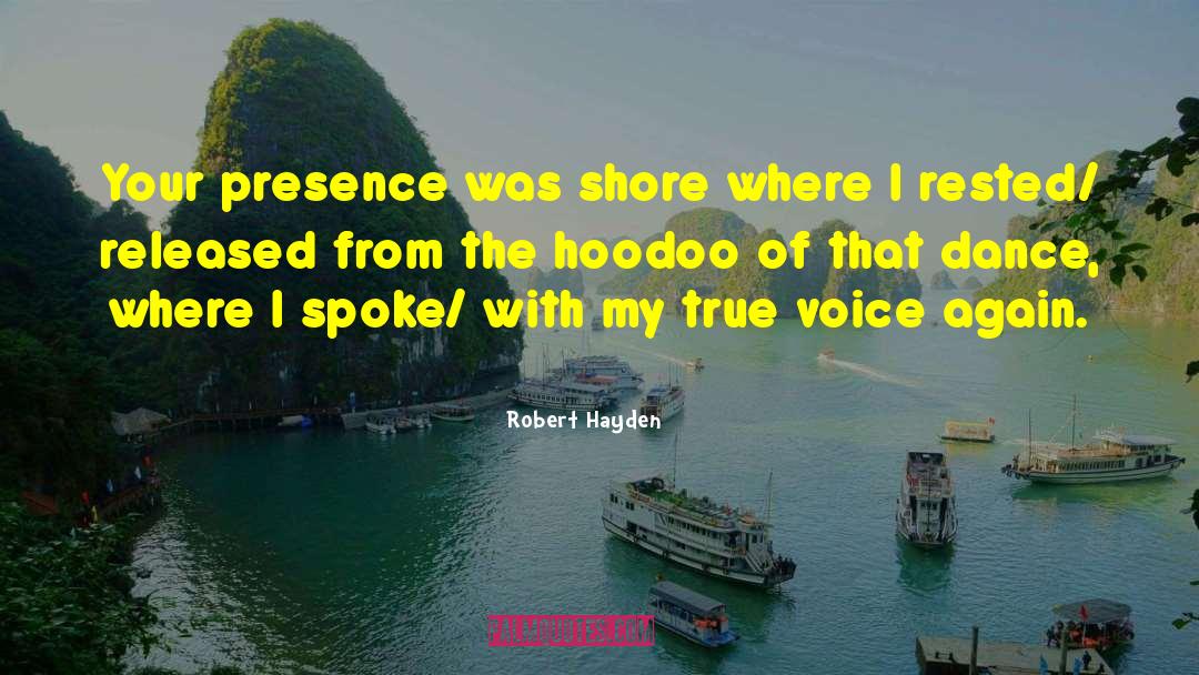 Hoodoo quotes by Robert Hayden